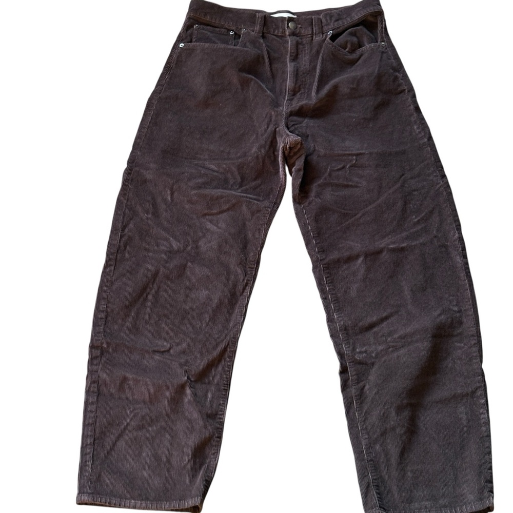 Madewell Brown Cordoruy The Balloon Pants Size 29 Retro 90s - Picture 7 of 12